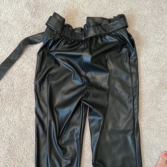 BB Dakota high waisted leather pant size 6 - Picture 3 of 5